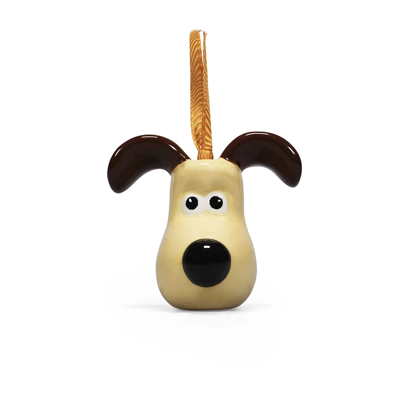 Aardman - Collectable - Hanging Decorations - Wallace & Gromit Gromit Shaped Decoration