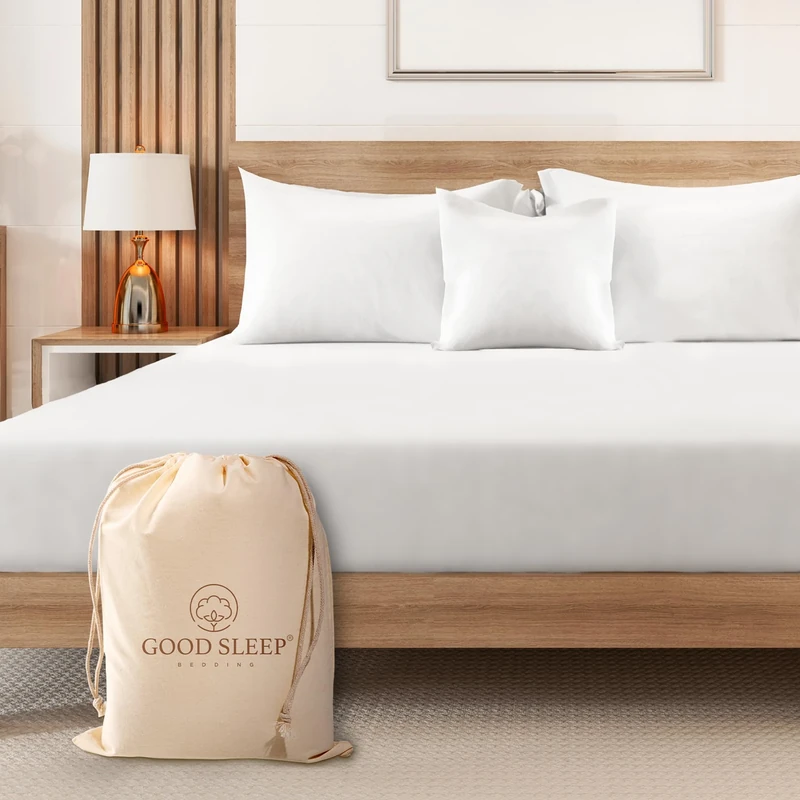 1000 Thread Count White King Fitted Sheet Only Deep Pocket,Egyptian Cotton King Fitted Sheet Only,Soft Fitted Sheet, Luxury Egyptian Cotton Fitted Sheet, 16” Deep Pocket King Fitted Sheet Only