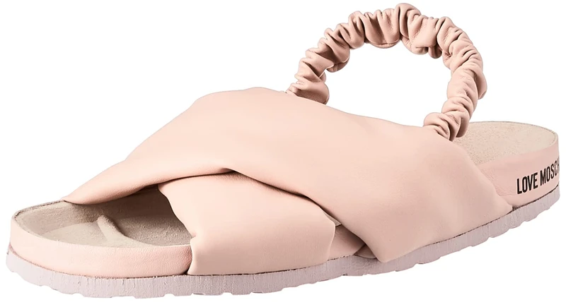 Love Moschino Women's Sandalo Sandals, Rosa, 2 UK
