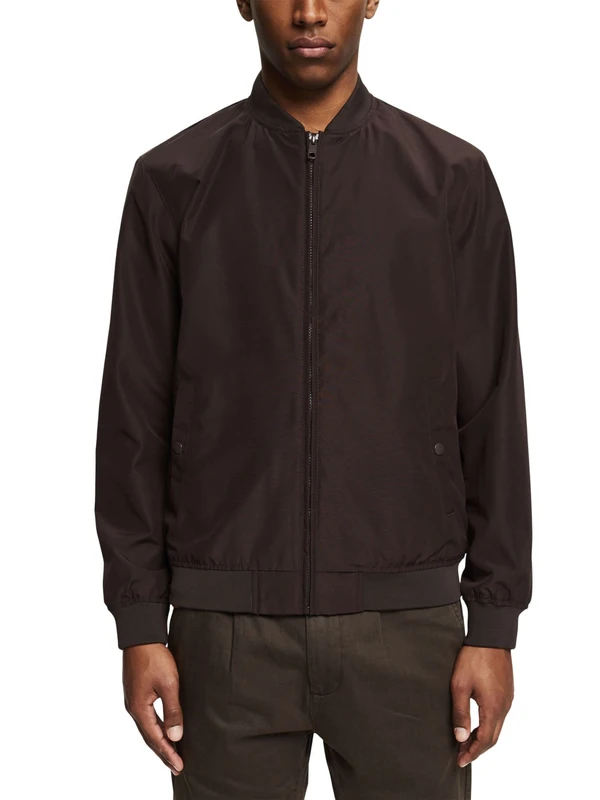 ESPRIT Men's 022EE2G316 Jacket, 200/DARK Brown, S - Image 1
