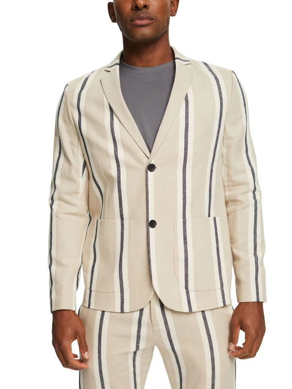 ESPRIT Men's 022EO2G308 Blazer, 402/NAVY 3, 94