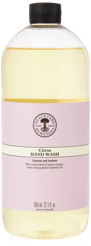 Neal's Yard Remedies Citrus Hand Wash | Cleanse & Refresh for Beautifully Scented Hands | 950ml