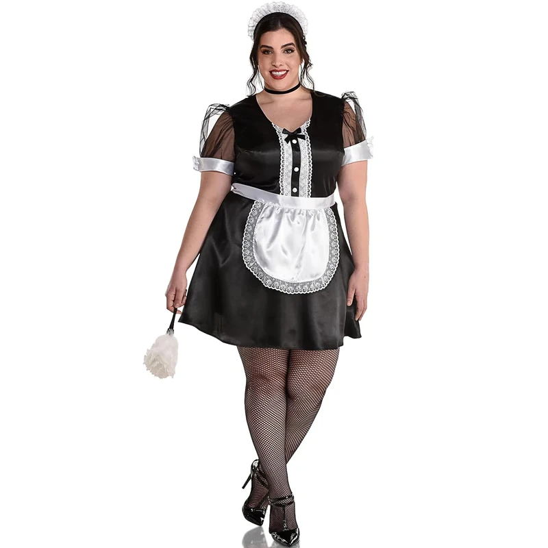 Amscan 8407273 Women's Maid Costume Plus XXL (18-20) | 1 Set
