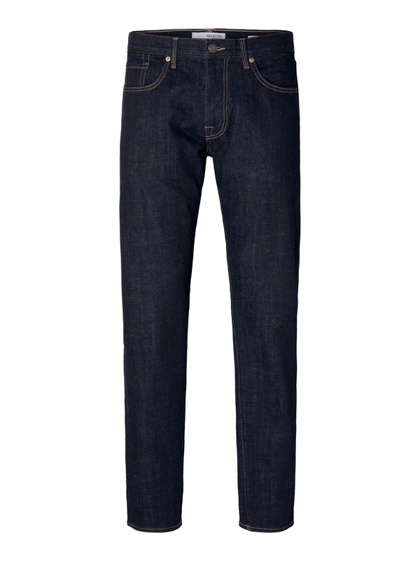 SELECTED HOMME BLUE Men's SLHSLIM-Leon 6291 D.B SUPERST JNS U NOOS Jeans, Dark Blue Denim, 31/34 - Image 1