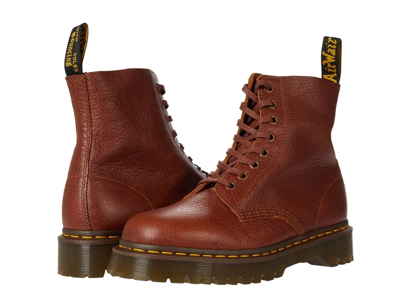 Dr. Martens, bovver boots unisex, Brown, 8 UK - Image 1
