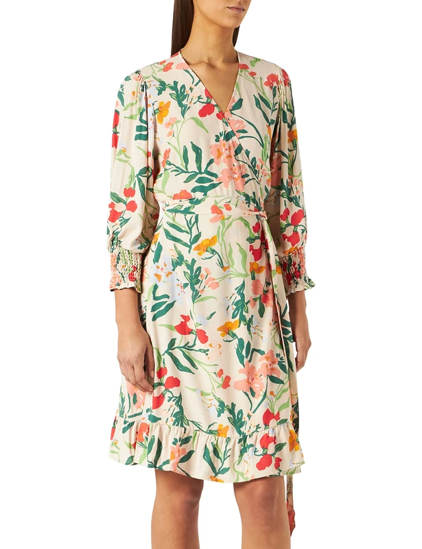 PART TWO Women's NiniaPW DR Dress, Blooming Dahlia Painted Flower, 36