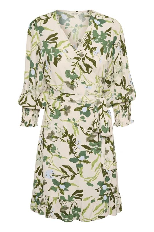 PART TWO Women's NiniaPW DR Dress, Green Painted Flower, 46