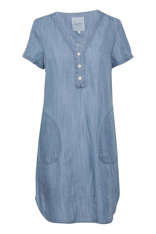 Part Two KaminasPW DR Dress, Medium Blue Denim, 36 Women's