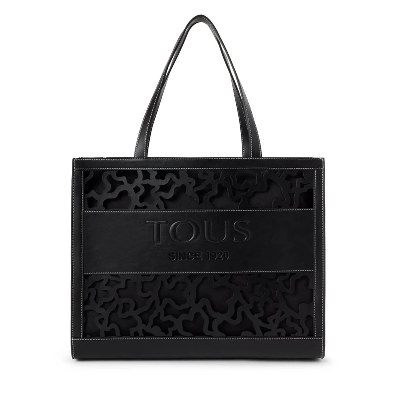 Tous Women's 2001660651 Amaya KAOS Shock Shopper Bag, Black, XL