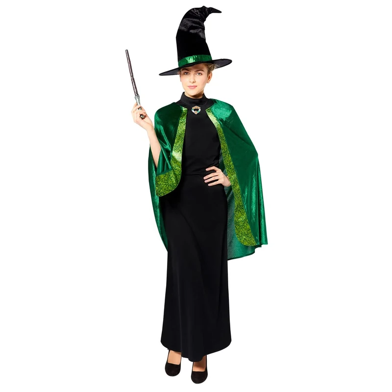 Official Licensed Adult Womens Harry Potter Professor McGonagall Fancy Dress Costume (UK 10-12)