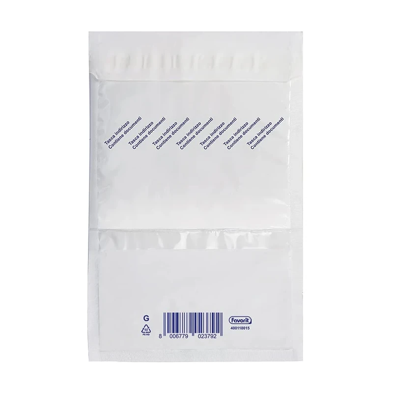 Favorit Pack of 50 Padded Polythene Mailing Bags Internal Size 24 x 33 cm White