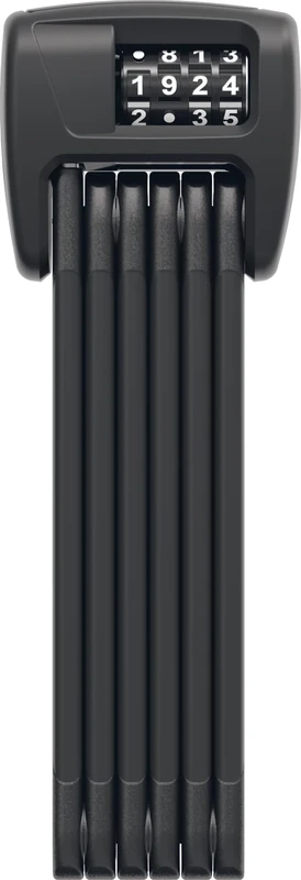 ABUS Bordo 6000C folding lock with Saddlefix mount & rain cap - hardened steel combination lock - with 4-digit code - security level 10 - length 90 cm