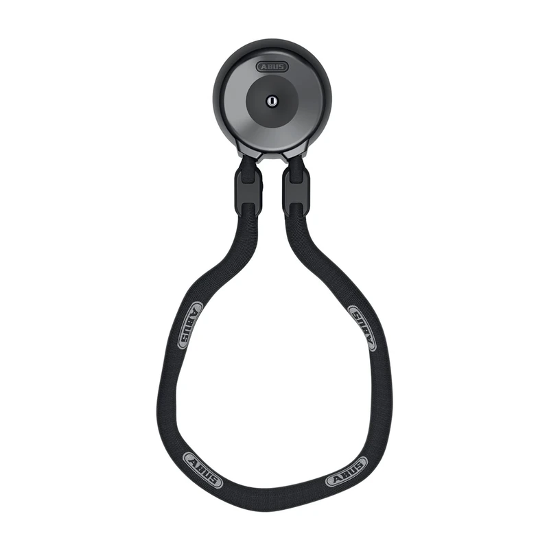 ABUS wall anchor WCH + chain ACH 9KS - for theft protection of bicycles and motorbikes in garages, cellars or in front of the house - security level 13-110 cm long chain