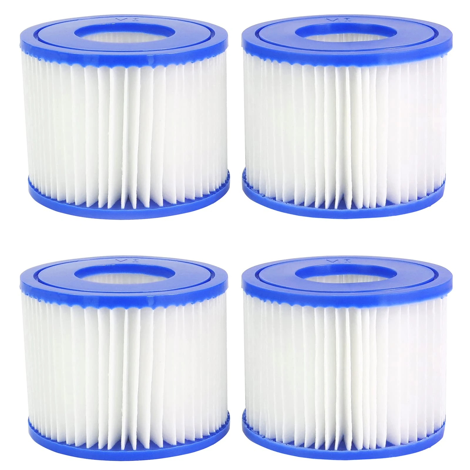 Mallez Hot Tub Filter, Replacement Filter Cartridge for Bestway Filter Size VI, for All Lay-Z-Spa Models - Paris Miami Vegas Monaco Palm Spring Cancun Helsinki etc.