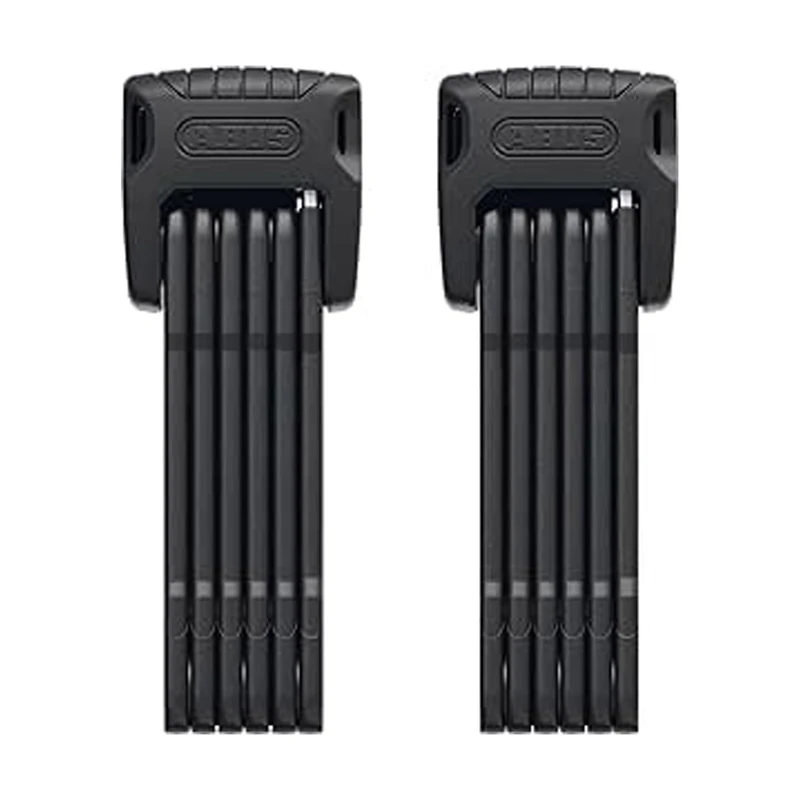 ABUS folding lock Bordo Granit 6500K with SH lock holder - set of 2 - bike lock with XPlus cylinder for high tamper protection - security level 15 - length 90 cm