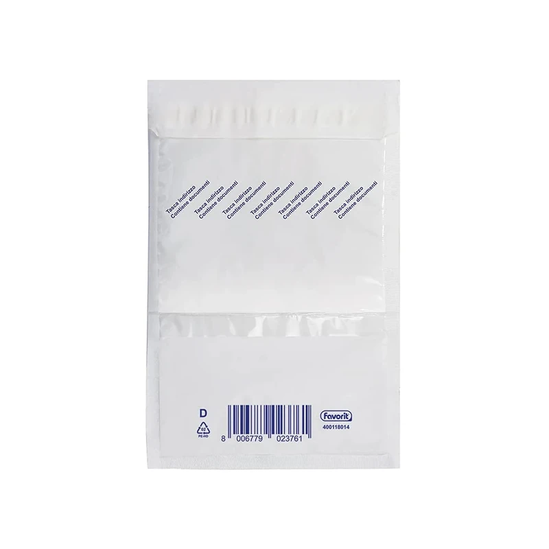 Favorit Pack of 50 Padded polythene envelopes, Inner Size: 18 x 26 cm, Colour: White.