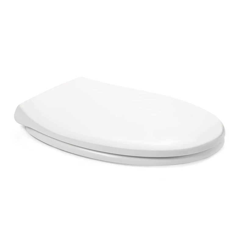 TATAY Toilet Seat Duroplast Universal Soft-Close | Quick-Release for Easy Cleaning | High Resistance, Antibacterial | Fast, Easy Installation | Oval Shape – Model Comfort – White