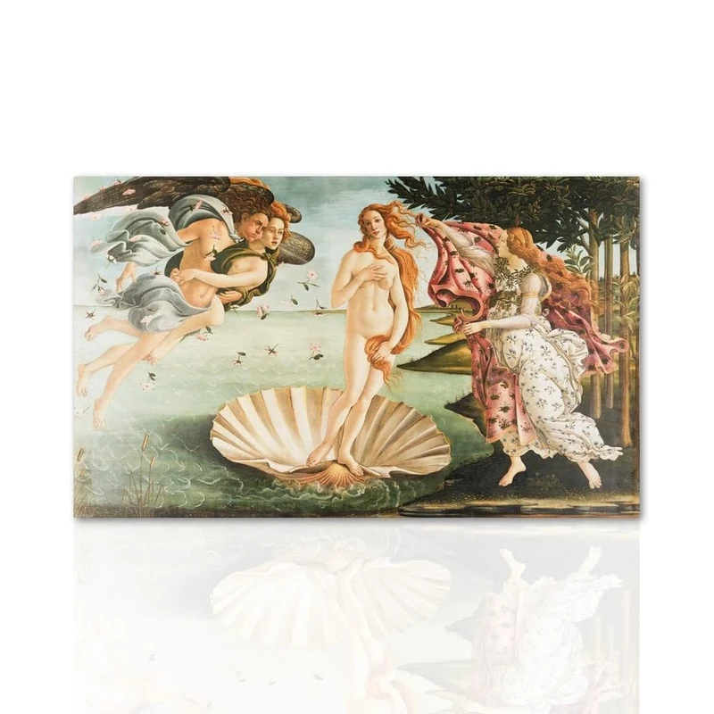 Declea Home Decor Opera D'Arte Sandro Botticelli Birth de Venus Canvas Art Reproduction on Canvas, Modern Pictures Venus de Botticelli