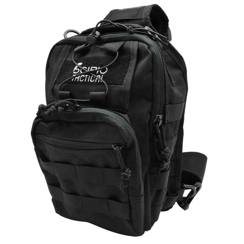 Scipio Elite Heavy Duty Assault Tactical Backpack - Black