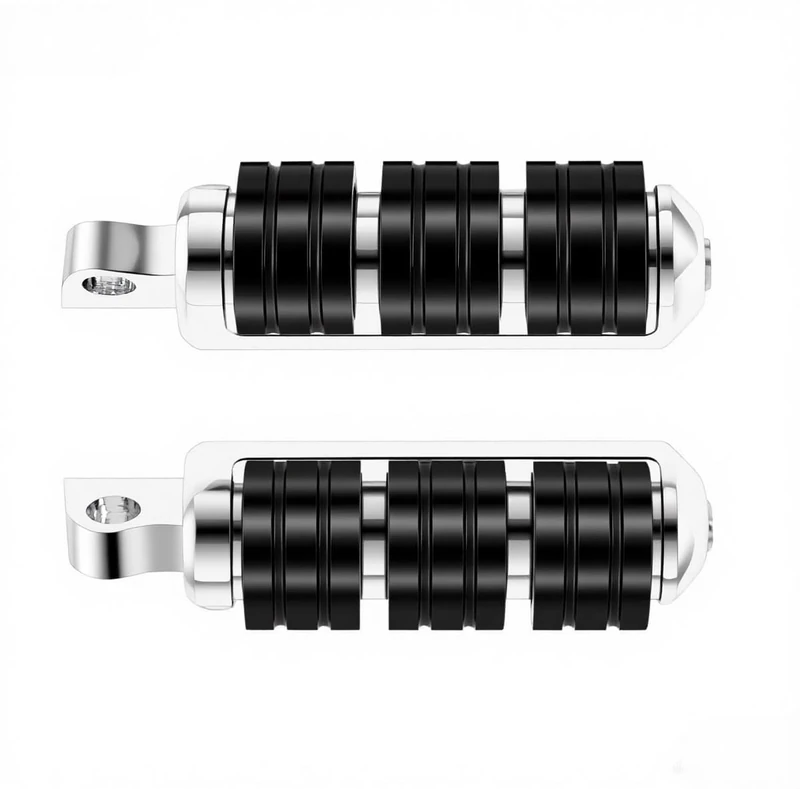 Motorcycle Foot Pegs Engine Guard Bar Highway Pegs Foot Rests,with Anti-Slip Cushioning Rubber,Universal Fit for Harley Davidson Sportster H-D 8000 8002 Honda Yamaha Suzuki Kawasaki