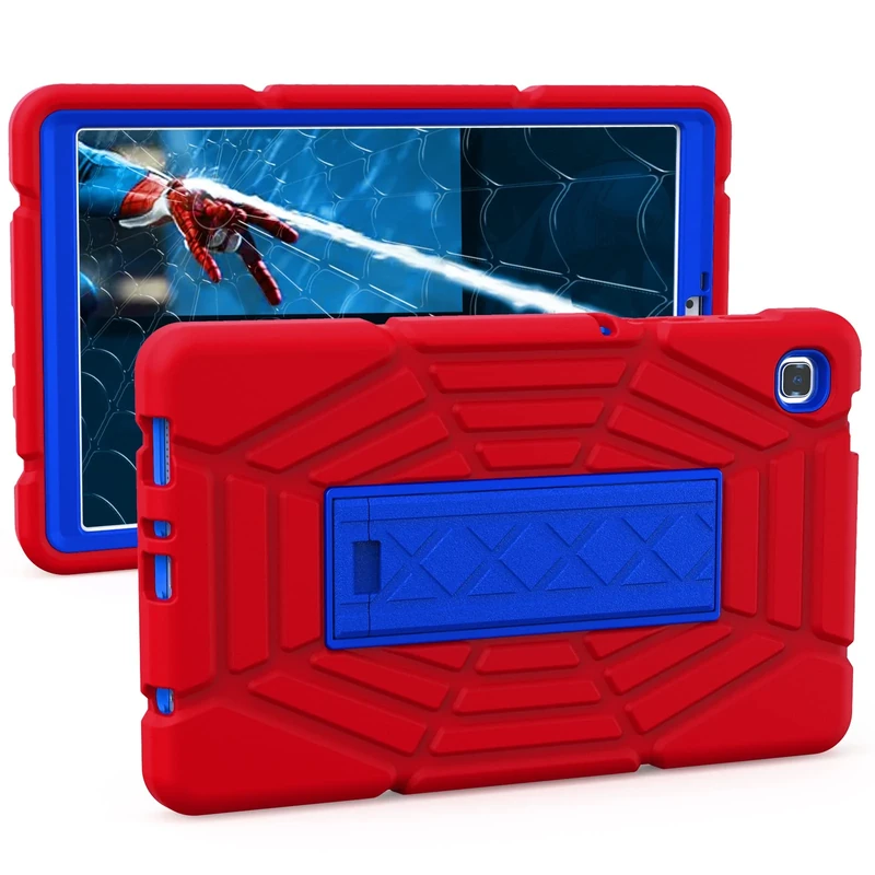 Grifobes for Samsung Galaxy Tab A7 Lite Case 8.7 inch 2021, 3-Layer Shockproof Rugged Protective Cover with Stand for Tab A7 Lite 8.7" Tablet SM-T220/T225/T227 for Kids Boys(Red+Blue)