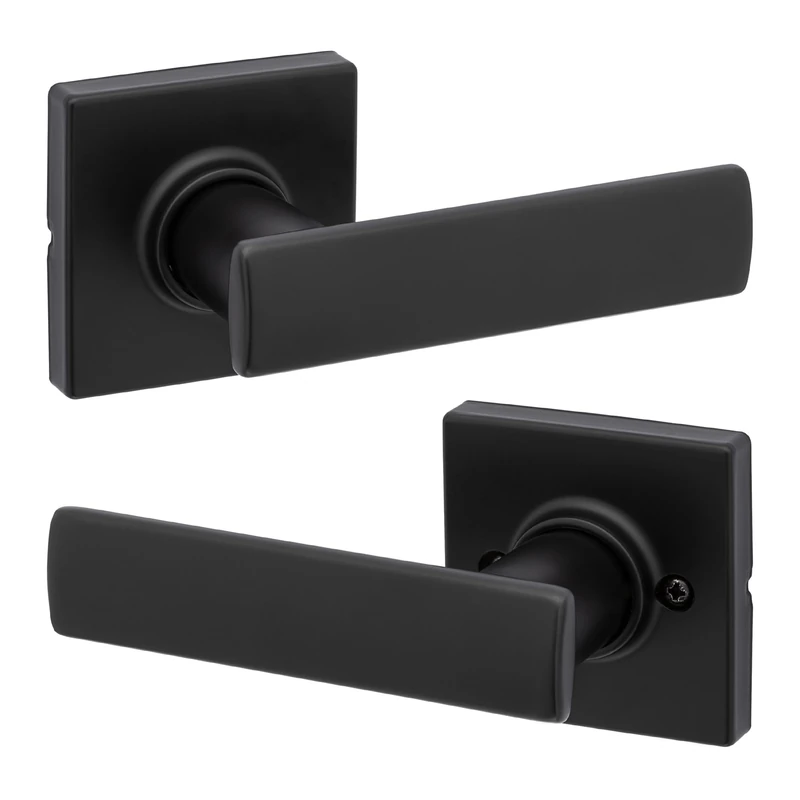 Kwikset 92001-593 Lever, Matte Black - Image 1