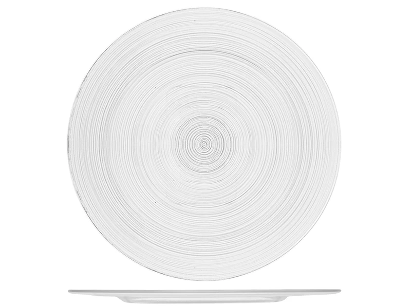 H&H 845475 Set of 6 Circle, Clear Glass, 32 cm