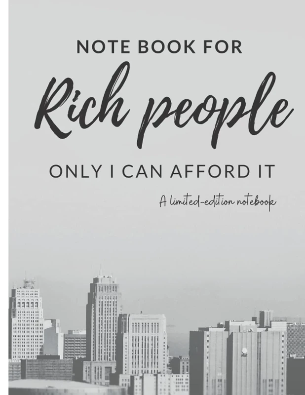 Notebook for rich people: Only i can afford it. The most expensive notebook