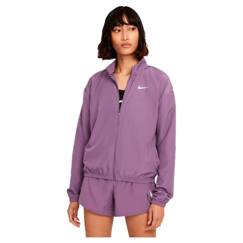 Nike DD4925 W NK DF SWSH RUN JKT Jacket women's amethyst smoke/white L