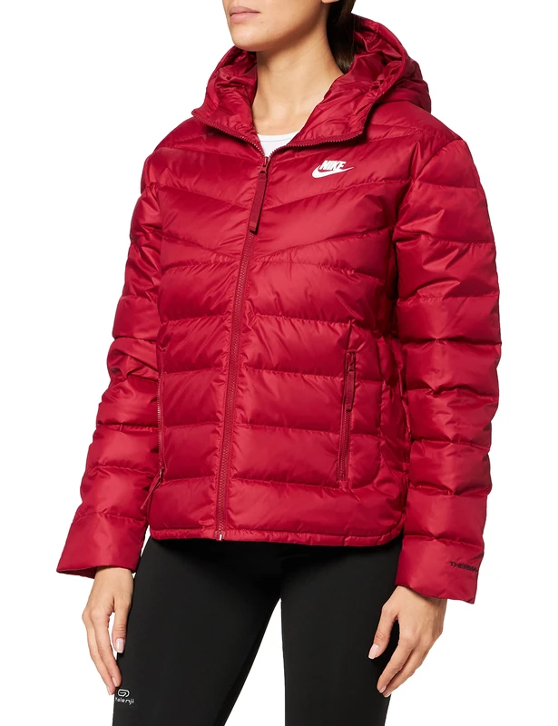 Nike DH4073 W NSW TF RPL WINDRUNNER HD JKT Jacket women's pomegranate/pomegranate/white XL