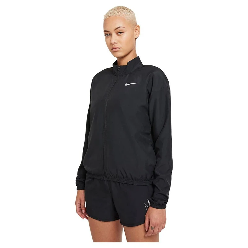 Nike DD4925-010 W NK DF SWSH RUN JKT Jacket Women's black/white Size XL