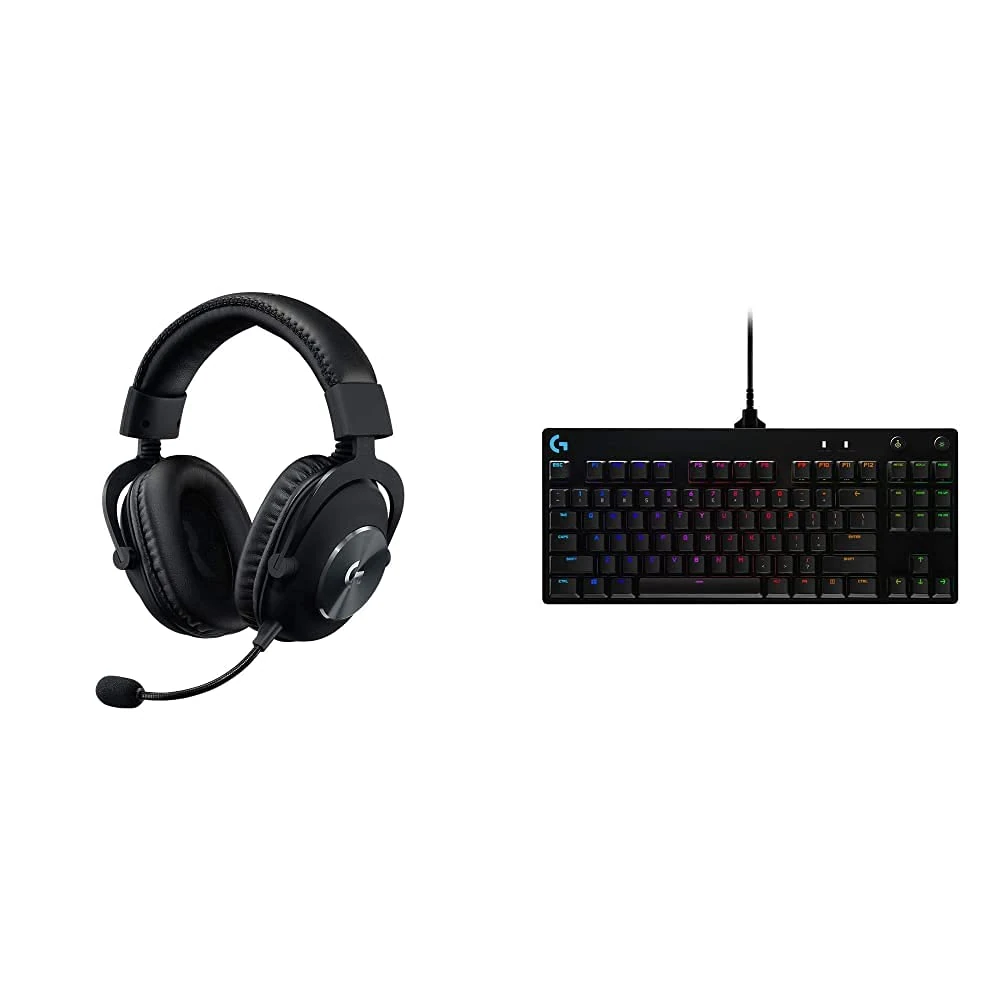 Logitech G G PRO X Gaming Headset - BLACK - USB - N/A - EMEA + G PRO Mechanical Gaming Keyboard