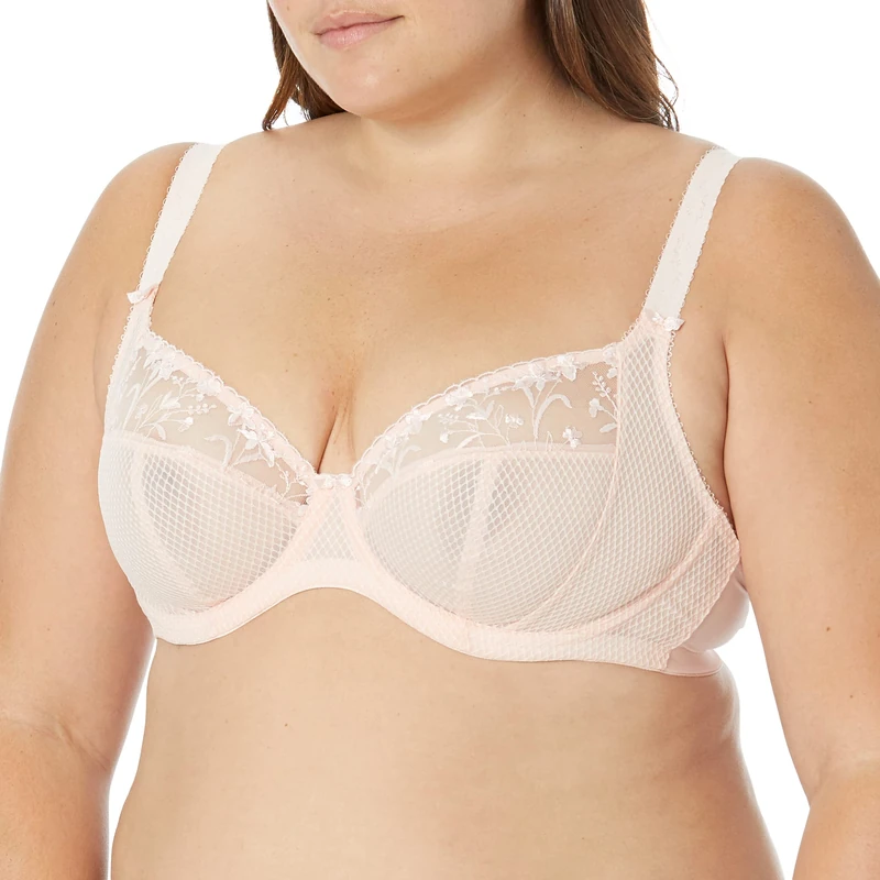 Elomi Charley Side Support Plunge Bra Ballet Pink Pink 42DD