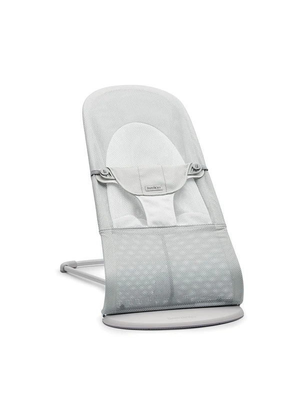 BabyBjörn Bouncer Balance Soft, Mesh, Silver/White