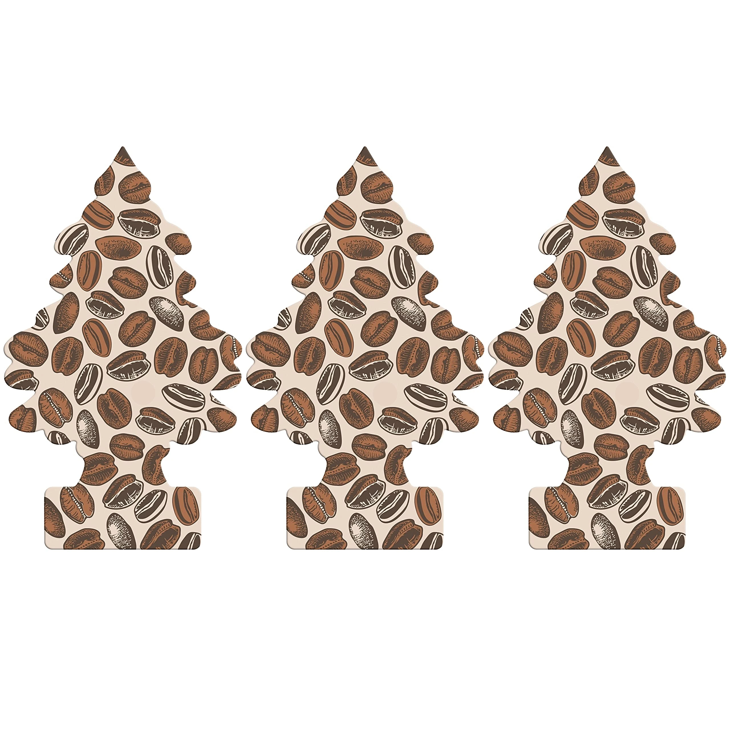 Little Trees Air Freshener Tree LTZ089 Cafe Fragrance For Car Home Boat Caravan - Triple Pack