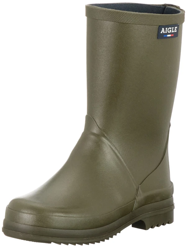 Aigle French Lolly Rain Boot - Kaki - Size 10 UK Child