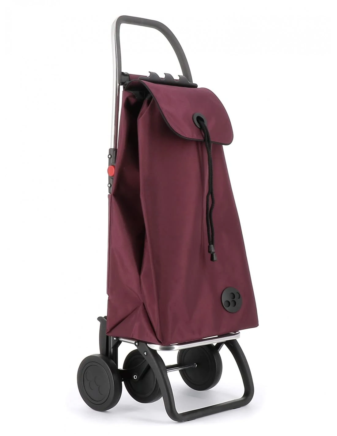 ROLSER I-Max MF 4 Wheel Foldable Shopping Trolley - Bordeaux