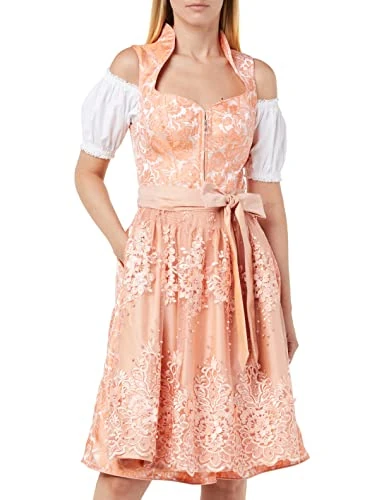 Stockerpoint Women's Fabrina Dress, Coral Crush, 34