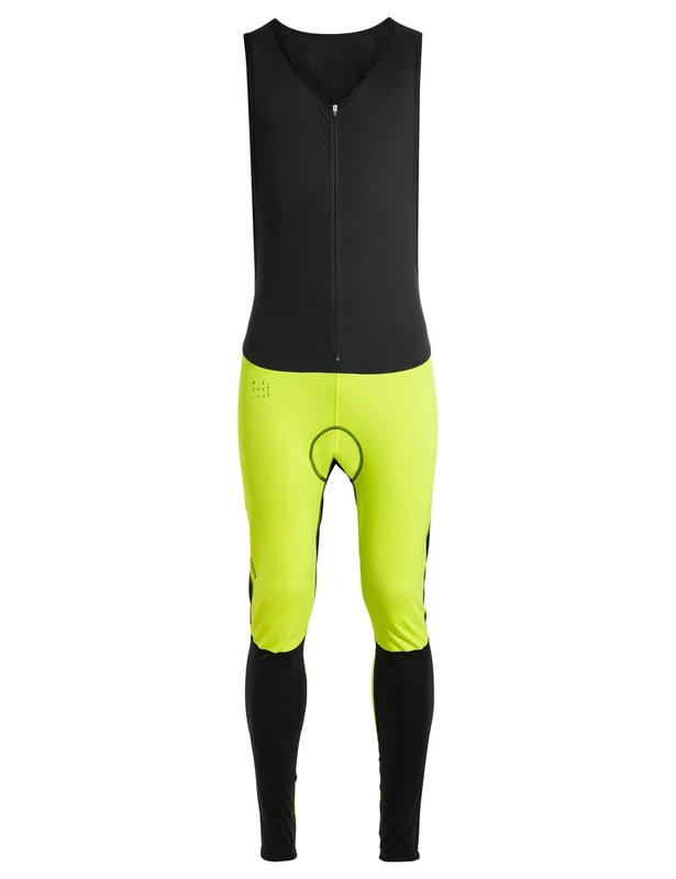 VAUDE Men's Posta Warm Bib Tights Men's Trousers, Neon Yellow, XL