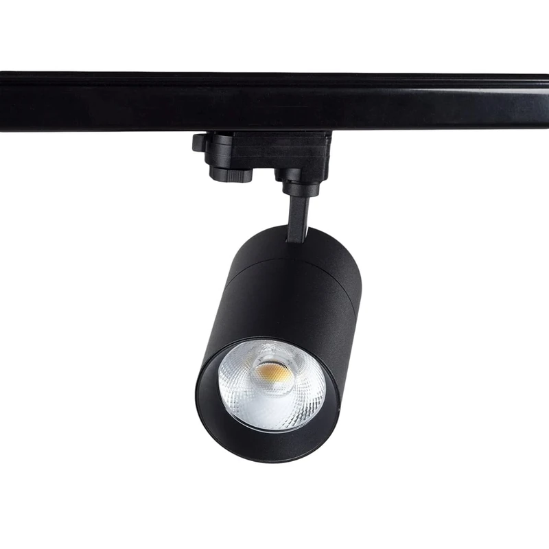 Blaupunkt LED Track Light – 1-Phase Rail – Ceiling Lighting – 30W – Color Switch – 2700 Lumens – Dimmable – Easy Installation – Black – Warm, Natural, Cool White – Beam Angle 36°
