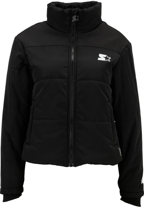 Starter Black Label Women's Ladies Starter Logo Puffer Jacket Jacket, Black, XL - Image 1