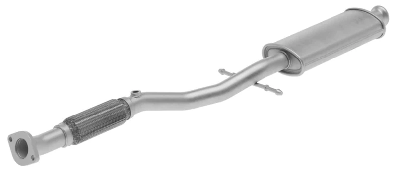 HELLA 8LB 366 020-851 Front Muffler - Easy2Fit® Kit - Front - one-piece - Kit with mounting parts - Image 1