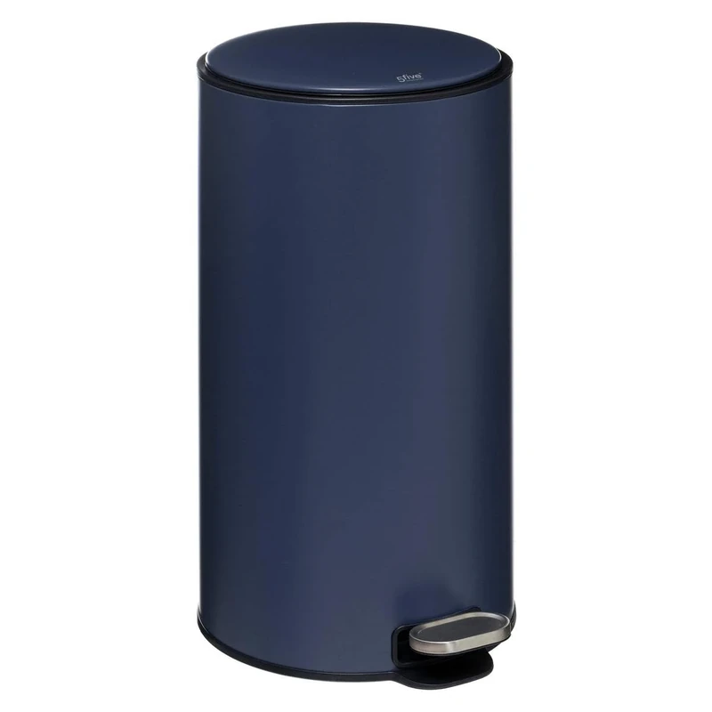 FIVE Delta Metal Trash Can 30L Petrol Blue