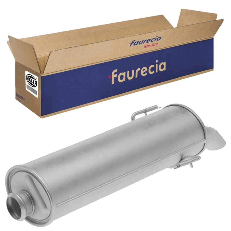 HELLA 8LD 366 032-431 Rear Silencer - Easy2Fit Kit - Rear - One Piece - Set with Attachments