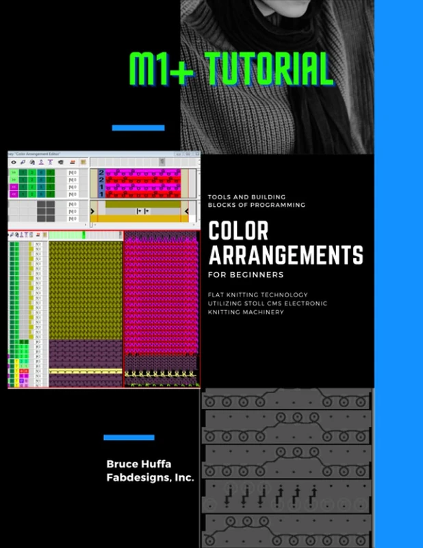 Stoll M1+ Tutorial For Color Arrangements Programming for Beginners: Flat Knitting Knitting Technology - Image 1