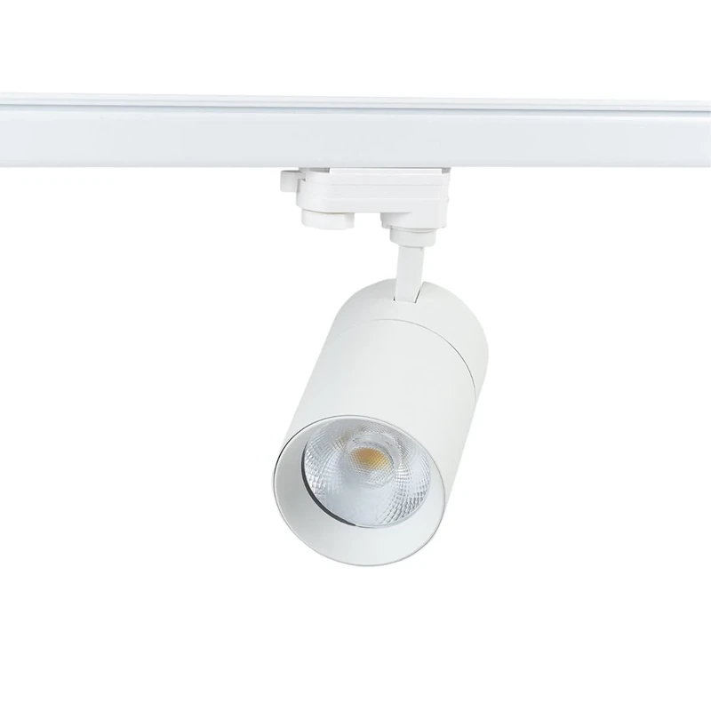 Blaupunkt LED Track Light – 3-Phase Rail – Ceiling Lighting – 30W – Color Switch – 2700 Lumens – Dimmable – Easy Installation – White – Warm, Natural, Cool White – Beam Angle 36°