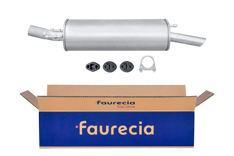 HELLA 8LD 366 029-941 Rear Silencer - Easy2Fit Kit - Rear - One Piece - Set with Attachments - Image 1