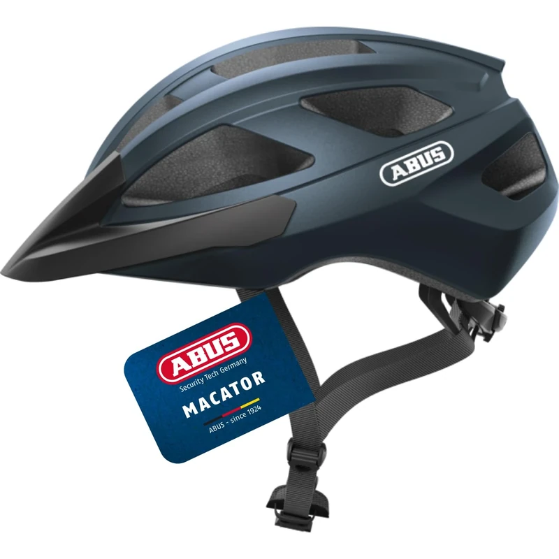 ABUS Macator road bike helmet - sporty bike helmet for beginners - also for pigtail wearers - for men and women