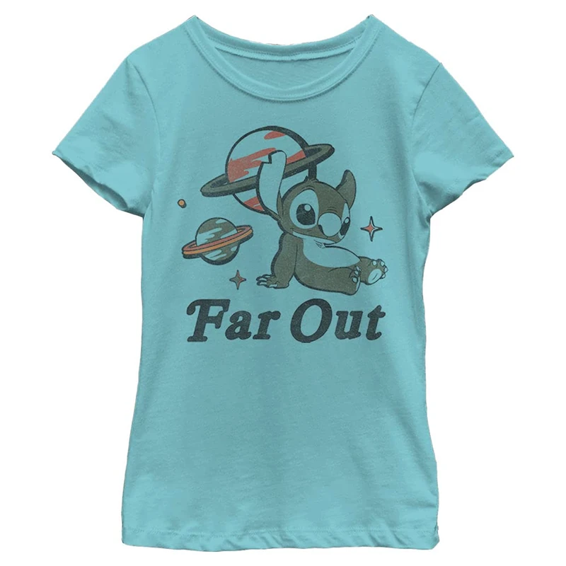 Disney Classics Lilo & Stitch - FAR OUT STITCH Kids Crew neck Atoll Blue 116