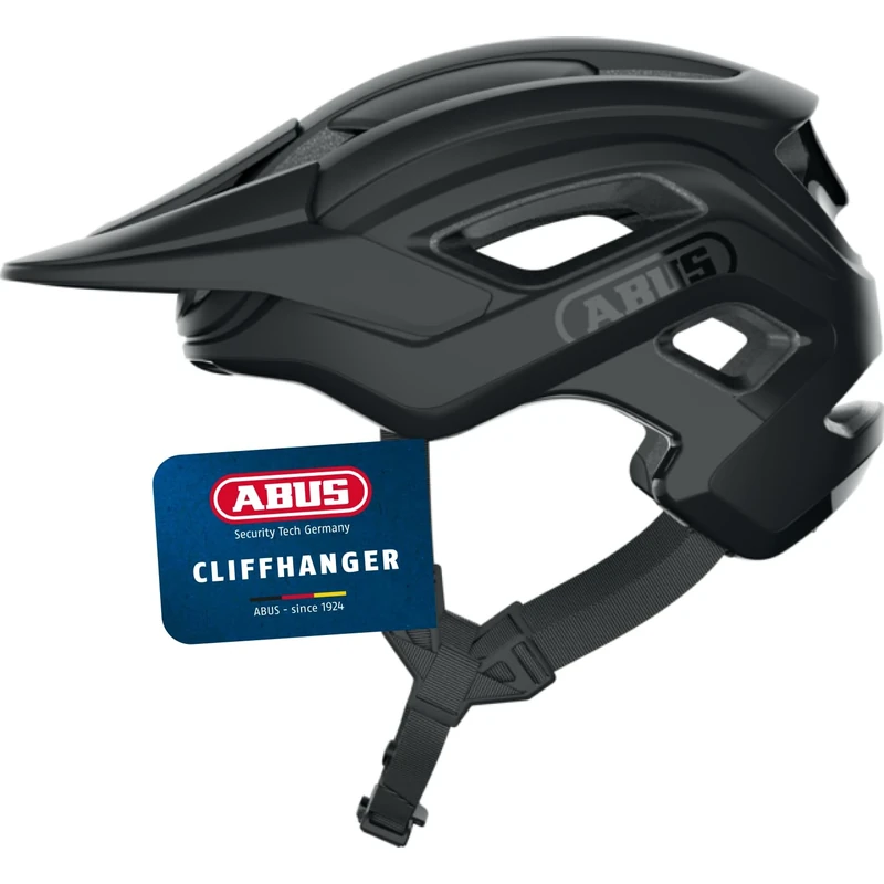 ABUS MTB helmet Cliffhanger - bike helmet for demanding trails - with large ventilation openings & TriVider strap system - for men and women